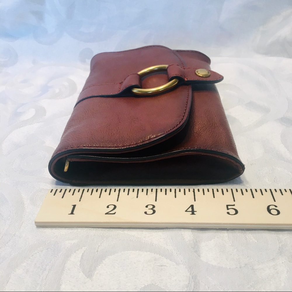Frye Leather Crossbody Purse NEW Wallet Strap Ring - Picture 5 of 8